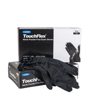 TouchFlex Medical Nitrile Powder-Free Examination Gloves (5mil) (Black) - Eagle Global Solution