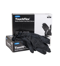 TouchFlex Medical Nitrile Powder-Free Examination Gloves (5mil) (Black) - Eagle Global Solution