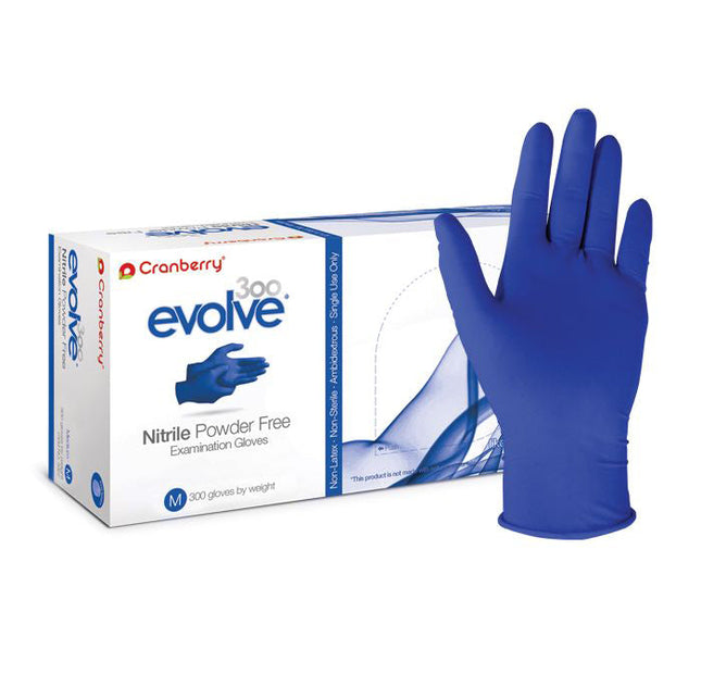 Cranberry evolve 300 Powder Free Nitrile Gloves - Eagle Global Solution