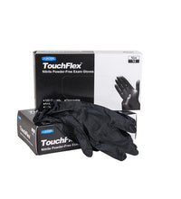 TouchFlex Medical Nitrile Powder-Free Examination Gloves (5mil) (Black) - Eagle Global Solution