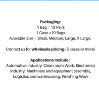 PU Coated Nylon Gloves, Black, 12 Pr/ Bag - Eagle Global Solution