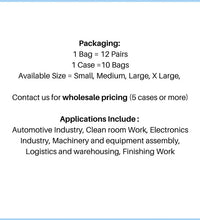PU Coated Nylon Gloves, White, 12 Pr/ Bag - Eagle Global Solution