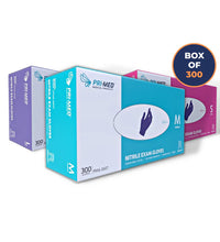 PRIMED® Response Nitrile Exam Gloves - 300/Box - 3 Mil, Premium, Powder-Free - Box of 300 - Eagle Global Solution