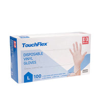 Touchflex Premium 4 Mil Clear Vinyl Gloves – Powder-Free, Latex-Free, Durable - Eagle Global Solution