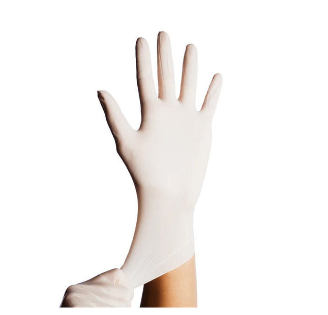 Lepremium Latex Examination Gloves - 5 Mil, Powder Free, White - Eagle Global Solution