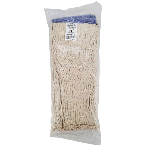 Spartano - 20oz Natural Cotton Cut-End Mop Head - MopC20 - TS3020