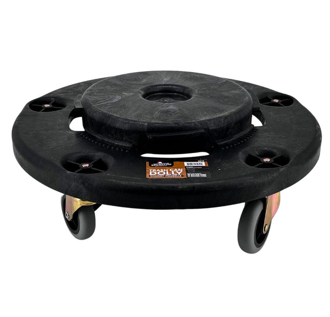 Spartano - Trash Can Dolly 20/32/44 Gallon - Black - 5219