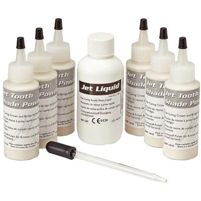 Jet Tooth Shade™ Self-Curing Acrylic Resin, 6/1 Kit