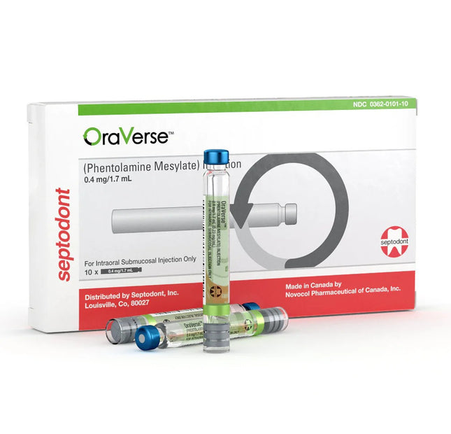 OraVerse Reverse Anesthetic – 1.7 ml Glass Cartridges, 10/Pkg