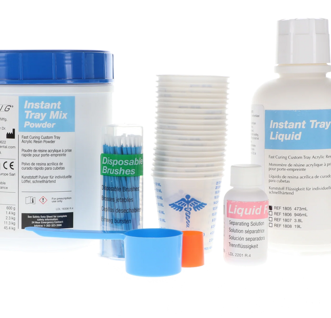 Instant Tray Mix, Powder and Liquid Kits