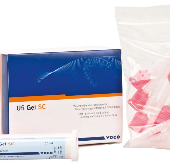 Ufi Gel SC Relining Material – Cartridge Refill (50 ml) with 10 Mixing Tips